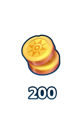 Accumulate 200 coins