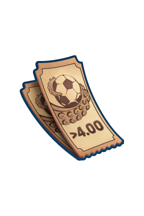Place a multiple bet with min. odds 4